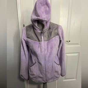 Girls two-tone North Face full zip jacket